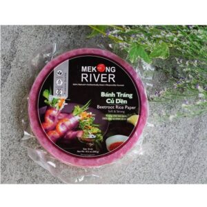 Bánh tráng củ dền Mekong River 16cm 300g