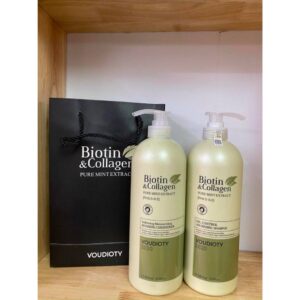 Dầu gội Biotin&Collagen VOUDIOTY kiềm dầu 1000ml Italy