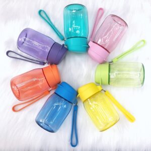 Bình nước mini Tupperware Lohas xanh biển 350ml