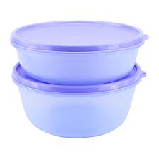 Hộp mát tròn Tupperware xanh dương 1L