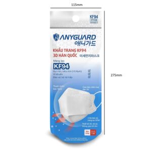 Khẩu trang cao cấp KF94 3D Anyguard